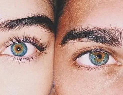 different eyes close up