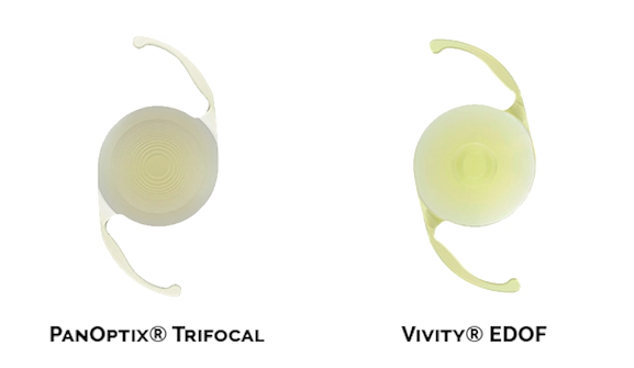 trifocal and edof lens